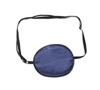 FOMIYES Cache Œil Pirate Soie pour Amblyopie Adulte Masque Œil Unique Réglable Patch pour Entraînement Style Confortable Bleu Marine