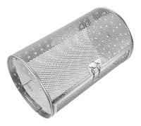 FOMIYES Cage de Rôtissage en Acier Inoxydable pour Four à Air Chaud, Panier Cuisine Pivotant Vis, Accessoire Barbecue Polyvalent pour Poulet Rôti, Steaks et Légumes - Compatible