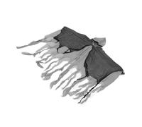 FOMIYES Cape à Capuche Effrayante pour Fête et Décorations de Jardin Cape Gris Respirable pour Cosplay Mort