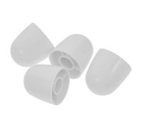 FOMIYES Capuchons Boulons Toilettes 4 Pièces en Plastique, Cache-Vis Décoratif pour Fixation Base Wc, Blanc, pour Accessoires Salle de Bain sans Outils