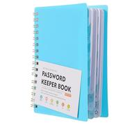 FOMIYES Carnet Mots de Passe à Spirale Index Alphabétique, pour Seniors en Format A6, Bloc-Notes Pratique pour Gestion Rapide des Codes et Identifiants
