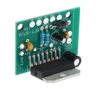 FOMIYES Carte d'Amplification DIY Tda7297 12V CC Amplificateur de Puissance Stéréo 20 15W 15W Kit de Soudure Électronique Circuit Imprimé Audio pour Projet d'Entraînement