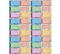 FOMIYES Cartes Budget Pratiques 36 Feuilles, Planificateur Portable 6 Couleurs, Accessoires pour Suivi des Dépenses Familiales