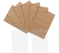 FOMIYES Cartes Entraînement Nail Art avec Feuilles Pet Transparentes Réutilisables pour Débutants Manucure Pratique Portable pour Dessin Ongles et Techniques Professionnelles