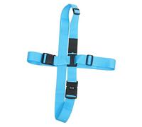 FOMIYES Ceinture De Valise Croisée en Polypropylène 5 Cm avec Cadenas à Combinaison 3 Chiffres pour Voyageurs, Sangle Réglable 200-230 Cm pour Bagages Et Valises Jusqu'à 32 Pouces