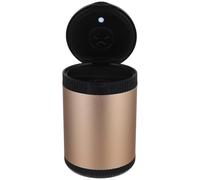 FOMIYES Cendrier Lumière Led de Voiture Portable Alliage D'aluminium et Design Séparé Étanchéité Élégant et Fonctionnel