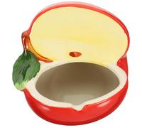 FOMIYES Cendrier Nordique en Céramique Décoratif Style Fruit, Pratique et Sécurisé pour Intérieur et Extérieur, Adapté Maison et Bar