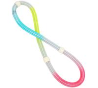 FOMIYES Cerceau d'exercice Pliable Ressort, Dégradé de Couleurs Coréen, Matériel Plastique et Acier, Anneau Abdominal pour Tonification Intérieure et Fitness à Domicile, Équipement