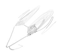 FOMIYES Chaîne De Poitrine À Pompon Pour Soutien- Bijoux De Soutien- Chaînes De Pour Femmes Maillot De Bain Plage Licou Bikini Collier Pour Chaîne De