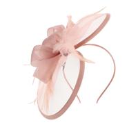 FOMIYES Chapeau Fascinator Élégant Accessoire De Tea Party Plumes Et Mesh Style Unique Et Confortable Pour Mariages Et Événements Festifs