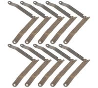 FOMIYES Charnières de Support Vintage en Fer 10 Pcs pour Boîte en Bois Grand Modèle B-347 Finition Bronze Vert, Charnières Robustes de Levage et Relevage pour Coffre, Meuble et Boîte