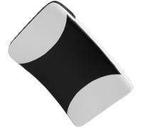 FOMIYES Cible de Frappe Taekwondo Grosse Taille Noire et Blanche Équipement de Kickboxing Incurvé pour Entraînement de Coups de Pied Raquette de Sparring Résistante pour Arts Martiaux