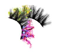 FOMIYES Cils à Paillettes Extensions De Cils Naturelles Longs Pour Maquillage Des Yeux Et Événements Spéciaux