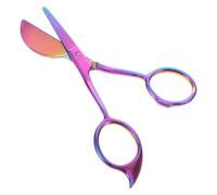 FOMIYES Ciseaux à Touffeter Multifonctions en Acier Inoxydable 13,8 Cm, Coupe-bordures de Tapis Précis pour Tissus et Peluches, Outils de Couture Polyvalents pour Usage Domestique, Bureau