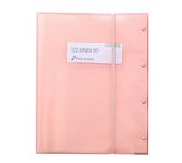 FOMIYES Classeur A3 Transparent 30 Pochettes pour Documents Dossier de Stockage Multicouche en Plastique Rose Organiseur de Fichiers Pratique pour Bureau et Étudiants
