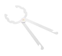 FOMIYES Clé à Molette Multifonction en Acier Inoxydable Argenté, Réglable pour Soupape de Pression de Cylindre, Outil de Réglage et Démontage de Vanne, Adaptée aux Bouteilles de Gaz