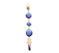 FOMIYES clips de chemise agrafe de robe clip de serrage pour chemise pinces à cardigan ou fermoir clip de cardigan pince à sangle châles pinces à chandail strass Blue
