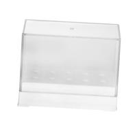 FOMIYES Coffret De Rangement Pour Forets à Ongles Boîte Avec Couvercle Transparent Support Pour Forets Et Têtes De Ponçage