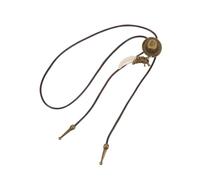 FOMIYES Collier Bolo Vintage pour Hommes et Femmes Pendentif Dent de Loup Western Chaîne Longue Style Boho pour Pull et Chemise Accessoire Mode Cowboy Retro