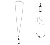 FOMIYES Collier Commémoratif Pendentif Forme De Bouteille De Parfum Bijoux Funéraires Avec Souvenirs Personnels