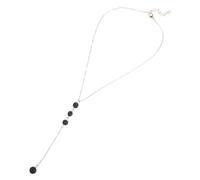 FOMIYES Collier D'aromathérapie En Pierre Volcanique Unique Élégant En Matériau De Lave Naturel Pour Femmes Usage Quotidien Présent Anniversaire Doré