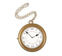 FOMIYES Collier d'Horloge en Plastique Accessoire de Fête Cosplay Design Rétro pour Halloween Chaîne Solide Décoration