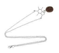 FOMIYES Collier Grain Café Pendentif Caféiné Élégant Pour Femme Accessoire Mode Décontractée Cadeau Original Pour Amateurs De Café