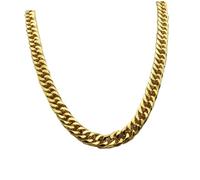 FOMIYES collier imitation or collier homme doré Personnaliser ornement Hommes décor alerte chaînes bijoux bijoux homme à grosse chaîne de chaîne