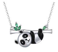 FOMIYES Collier panda pour femme avec pendentif en alliage pour filles, jolie chaîne clavicule, légère, douce pour la peau pour les occasions spéciales