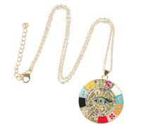 FOMIYES Collier Pendentif Œil Bleu Bijou Mauvais Œil Pour Femme Breloque Mauvais Œil Bijou Mauvais Œil En Cuivre