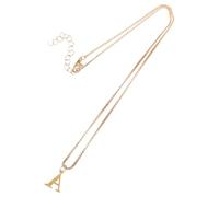 FOMIYES Collier Pendentif Lettre a Chaîne Décorative Pour Femme Collier Délicat