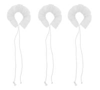 FOMIYES Colliers Miniatures Vintage pour Poupées 10-15 CM, Lot de 3 Faux Cols Rétro pour Loisirs Créatifs et Accessoires de Déguisement