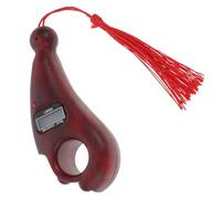 FOMIYES Compteur de Prières Numérique en Bois Rouge Compteur de Perles de Style Chinois Écran LED Précis pour Récitation et Contemplation Bouddhiste