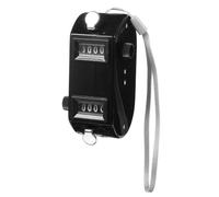 FOMIYES Compteur Manuel Double à 4 Chiffres, Compteur Mécanique Portable pour Baseball et Golf, Compact et Pratique pour Suivi des Scores en Match et Entraînement, Noir Couleur Aléatoire