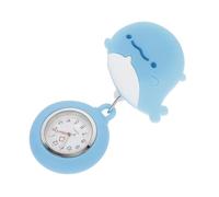 FOMIYES Corde De Traction du Compteur Lumineux Montre Allaitement Fob Watch pour Les Infirmières Drôle Pédiatrique Horloge D'infirmière Agrafe Enfant Gel De Silice Bleu