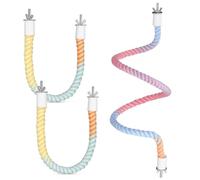 FOMIYES Corde Flexible pour Perchoir À Perroquet 3 Cordes pour Balançoires en Coton Confortables Et Sûres pour Les Perroquets