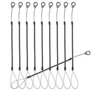 FOMIYES Cordon Rétractable à Ressort pour Stylet, Lot de 10 Pièces Anneau en Silicone, Accessoires Pratiques pour Écran Tactile et Téléphone Portable