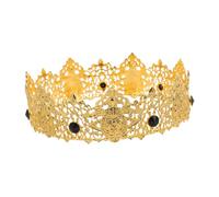 FOMIYES Couronne Baroque Unisexe pour Hommes et Femmes Diadème Médiéval Élégant pour Fêtes et Cosplay Accessoire de Costume Confortable et
