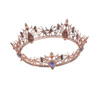FOMIYES Couronne de Mariage Vintage Coiffe de Princesse pour Femme Accessoire de Cheveux Rétro pour Fêtes Spectacles et Cosplay