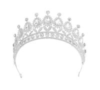 FOMIYES Couronne de Mariée Cristal Diadème Baroque et Filles Accessoires de Cheveux Élégants pour Mariage et Fêtes de Rhinestones et Confortable