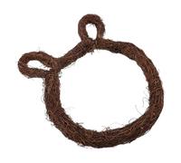 FOMIYES Couronne de Pâques Lapin en Rotin Tressé Main Décoration Printanière pour Porte et Fenêtre Couronne de Porte Lapin de Pâques Marron Ornement Mural Fait Main Intérieur