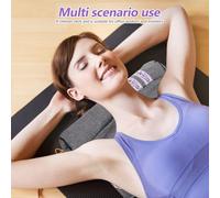 FOMIYES Coussin Chauffant USB pour Cou Portable Chauffe Nuque Électrique Ajustable Compression Thermique Décontractante pour Bureau et Voyage Soutien Ergonomique avec Housse Amovible