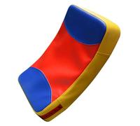 FOMIYES Coussin de Frappe Taekwondo Grand Format à Trois Couleurs Forme Arc Horizontal Protège-Main de Boxe Épais et Résistant Pagaie de Kickboxing pour Entraînement aux Coups de Pied