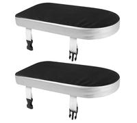 FOMIYES Coussin de Selle de Vélo Épais en Cuir Boucle Double, 2 Pièces, Installation Facile sur Porte-Bagages Arrière, Adapté aux Balades Urbaines