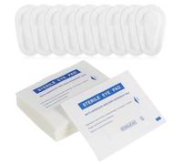 FOMIYES Coussinets Pour Les Yeux Non Tissés 20 Pièces Auto-Adhésifs Médicaux Post-Opératoires Respirants Pour Soins Chirurgicaux Et Usage Personnel 3.22X2.24X0.04In