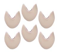 FOMIYES Coussinets pour Orteils de Ballet en Tissu Tricoté Couleur Chair 3 Paires Protège-Orteils Antidérapants pour Chaussures de Danse Semelles Footster pour Avant-Pied Confort et