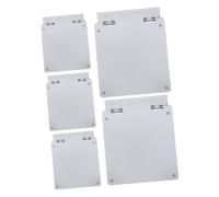 FOMIYES Couvercle de 5 Pièces en Plastique Noir Prévention des Erreurs et Stable pour Panneau de Climatisation Central pour Maison et Bureau