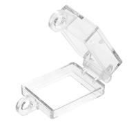 FOMIYES Couvercle de Protection Transparent pour Bouton-Poussoir à Bascule Protecteur Étanche Double Face Autocollant Compatible Bouton Arrêt D’Urgence Protection Anti-Fauteuil