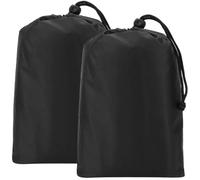 FOMIYES Couvercle de Ventilation de Toit Turbine Noir en Polyester Portable