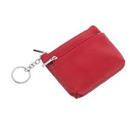 FOMIYES Cowhide Card Holder Wallet for Women Multifunctional Front Pocket Purse with Keychain Travel Coin and Credit Card Organizer in